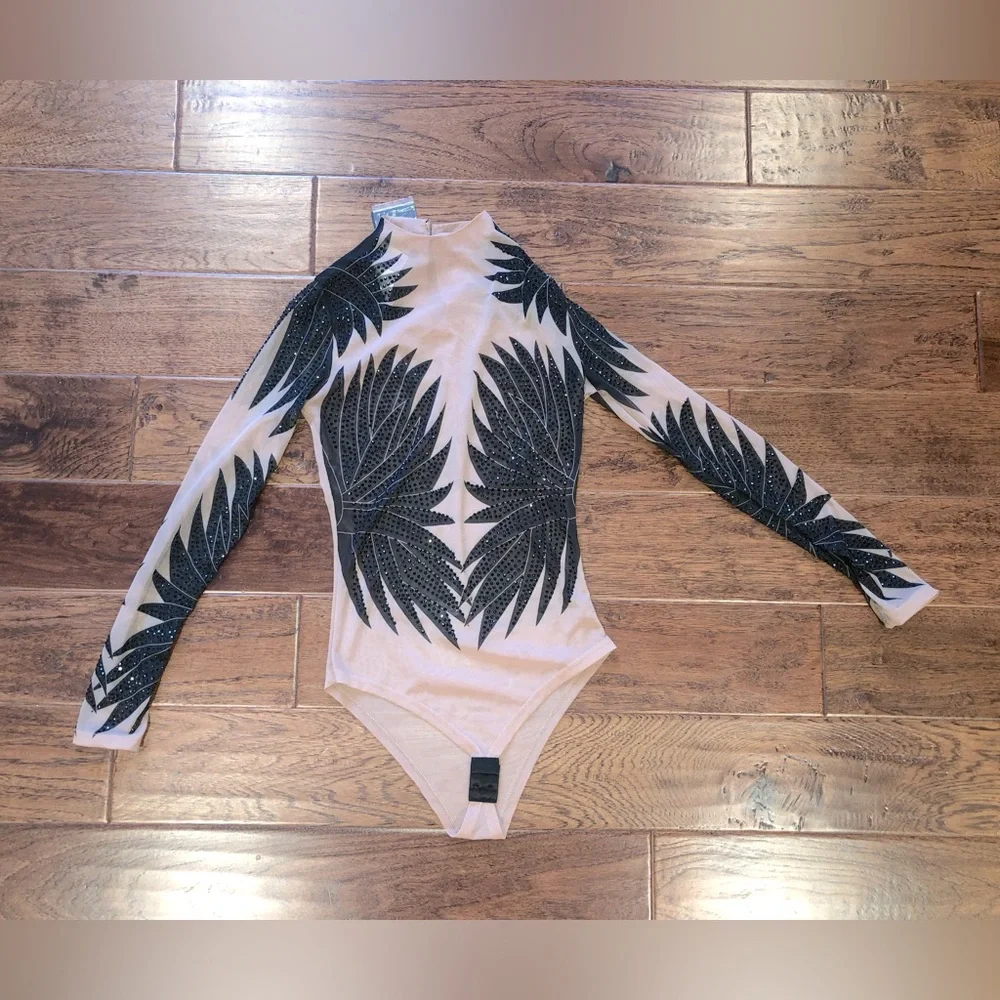 *****SOLD*****Beaded Bodysuit - Picture 1 of 6